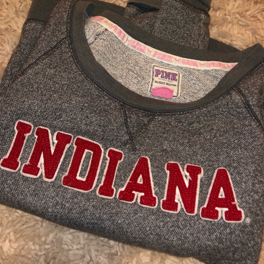 Indiana VS PINK crew sweater